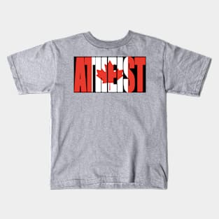 Canadian Atheist Kids T-Shirt